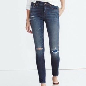 Madewell 9” inch High Rise Skinny